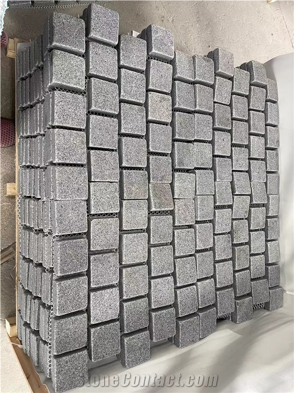 G641 Granite Mesh Paving Stone