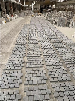 G641 Granite Mesh Paving Stone