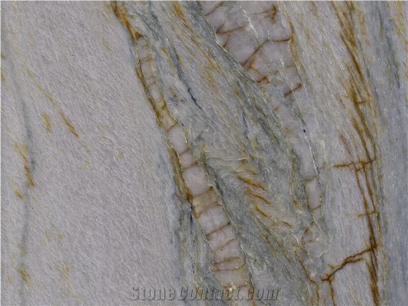 Gold Landscape Paintings Quartzite Slabs