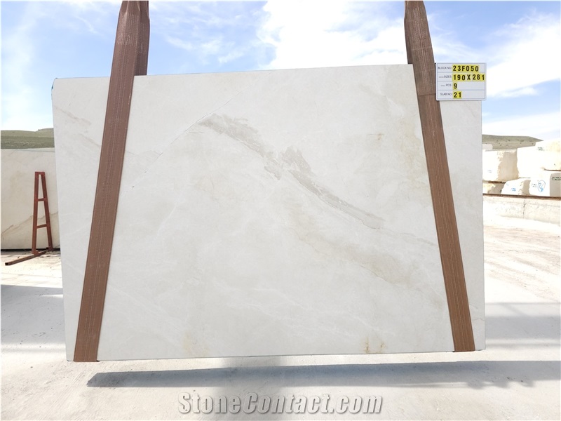 Vanilla Beige Marble Slabs 23F050