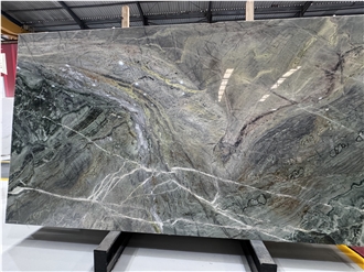 Green Silk Jade Marble Slabs