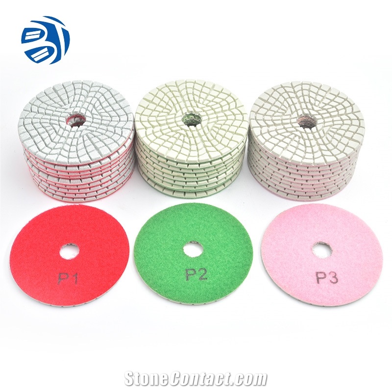 3 Step Resin Bond Diamond Polishing Pads