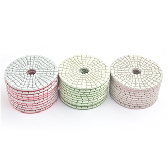 3 Step Resin Bond Diamond Polishing Pads