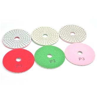 3 Step Resin Bond Diamond Polishing Pads
