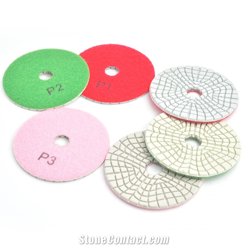 3 Step Resin Bond Diamond Polishing Pads