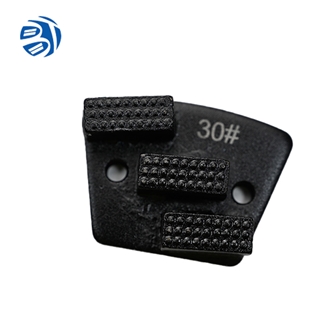 BTS-02 Concrete Floor Grinding Pad 3 Segments Grinding Plate