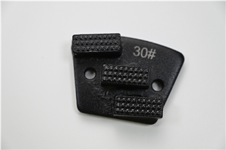BTS-02 Concrete Floor Grinding Pad 3 Segments Grinding Plate