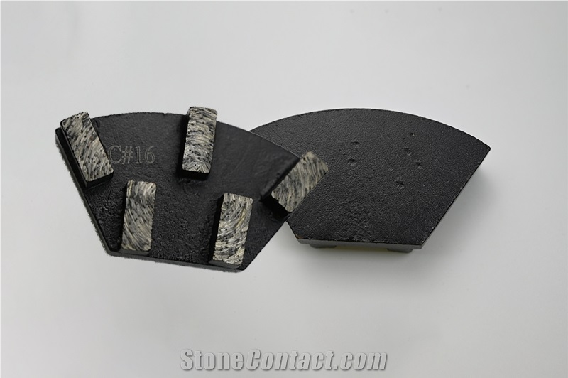 BTS17 Manufacture 5 Segments Diamond Grinding Plate Abrasive