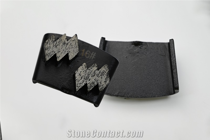 BTS24 Diamond Grinding Block Diamond Shoes For Concrete