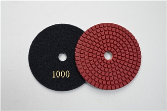 Flexible Resin Disc Polish Tool Pads For Stone And Concrete