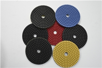 Flexible Resin Disc Polish Tool Pads For Stone And Concrete