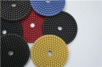 Flexible Resin Disc Polish Tool Pads For Stone And Concrete