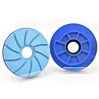 Stone Abrasive Resin Edge Snail Lock Edge Polishing Pads