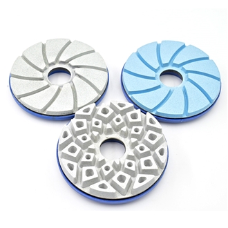 Stone Abrasive Resin Edge Snail Lock Edge Polishing Pads