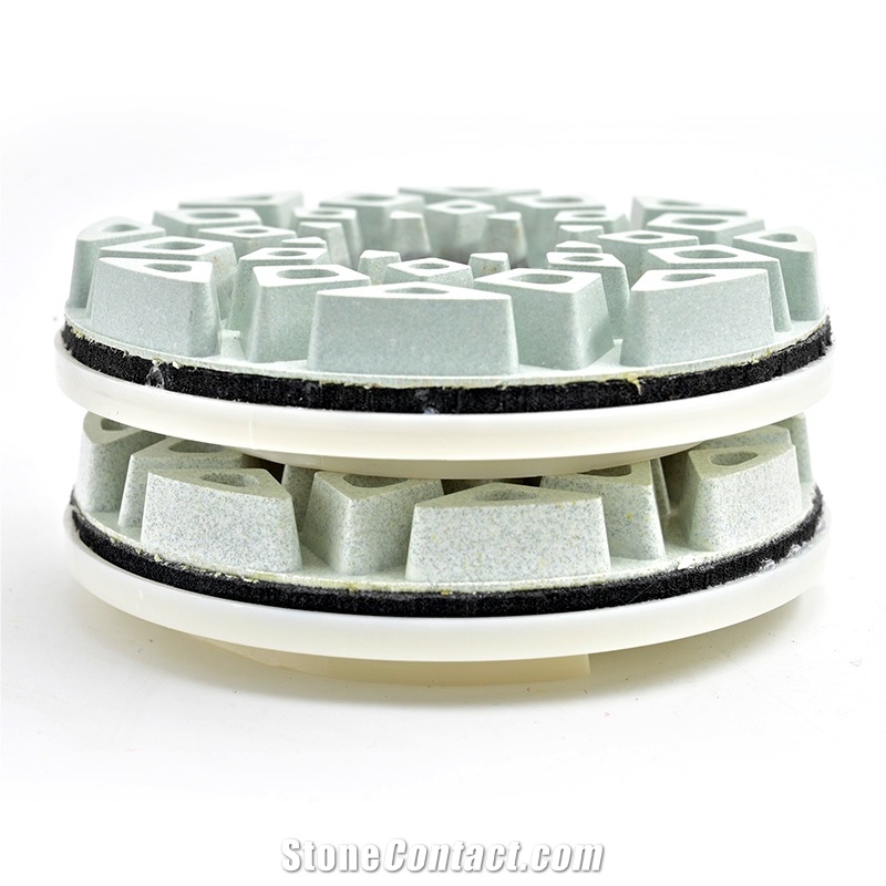 Stone Abrasive Resin Edge Snail Lock Edge Polishing Pads