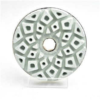 Stone Abrasive Resin Edge Snail Lock Edge Polishing Pads