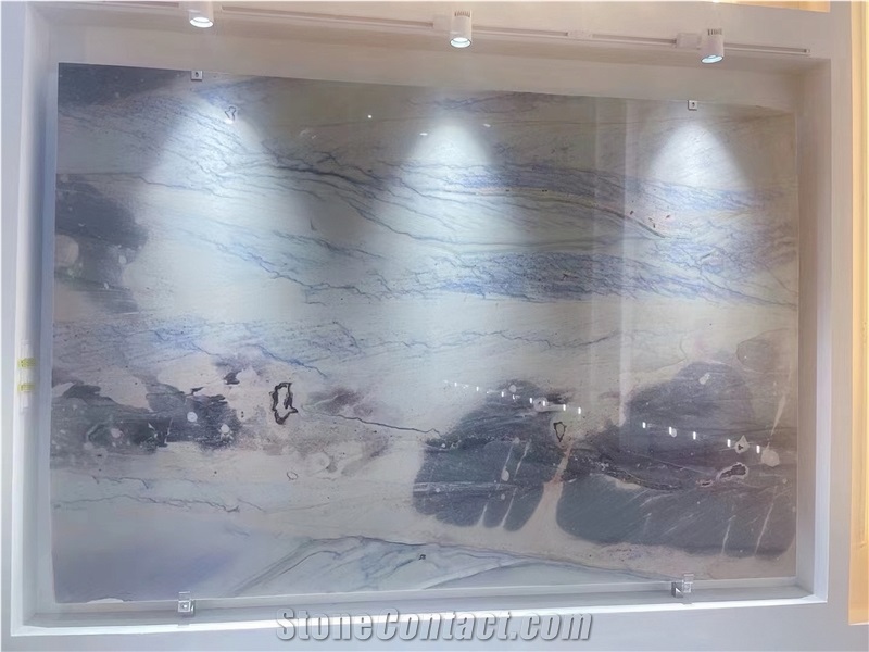 Arquivos Admiral Azul Blue Quartzite Slabs For Kitchen