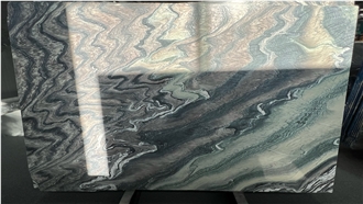 Brazil Explosion Blue Quartzite Slabs For Wall Panel