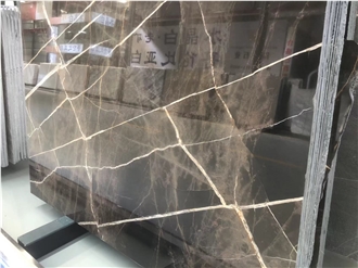 Brown Turkey Bronze Fantasy Marble Slabs For Wall And Floor