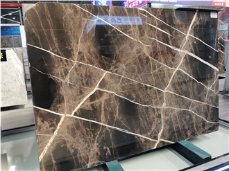 Brown Turkey Bronze Fantasy Marble Slabs For Wall And Floor