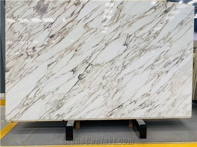 Calacatta Oro Extra Vagli White Marble Slabs With Gold Veins