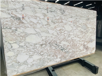 Calacatta Oro Extra Vagli White Marble Slabs With Gold Veins