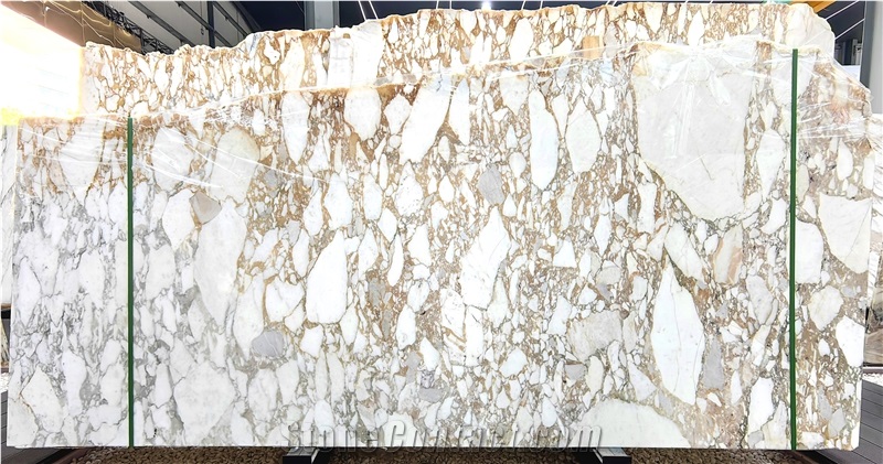 Calacatta Oro Extra Vagli White Marble Slabs With Gold Veins
