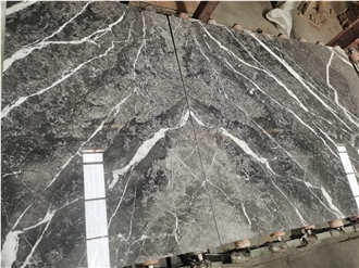 Cheap Polished Fantasy Grey Marble Slabs For Project