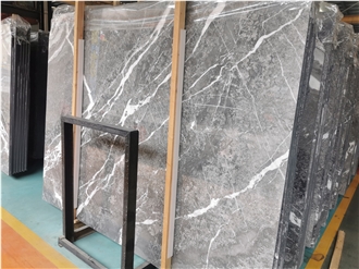 Cheap Polished Fantasy Grey Marble Slabs For Project