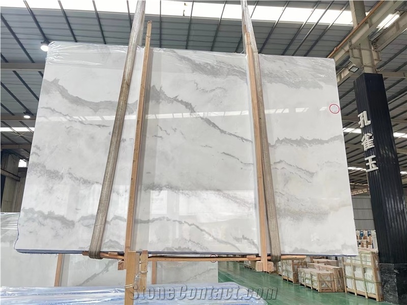 Cheap Star White Marble Slabs With Grey Veins