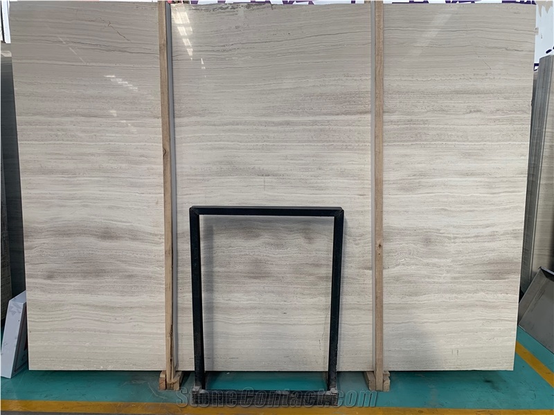 Chenille White Marble White Wood Grain Slabs Tiles