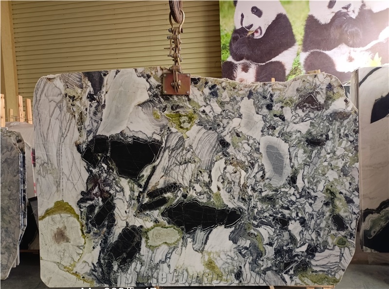 China Ice Green Cold Jade Marble Slabs For Floor And Wall