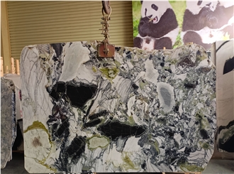 China Ice Green Cold Jade Marble Slabs For Floor And Wall