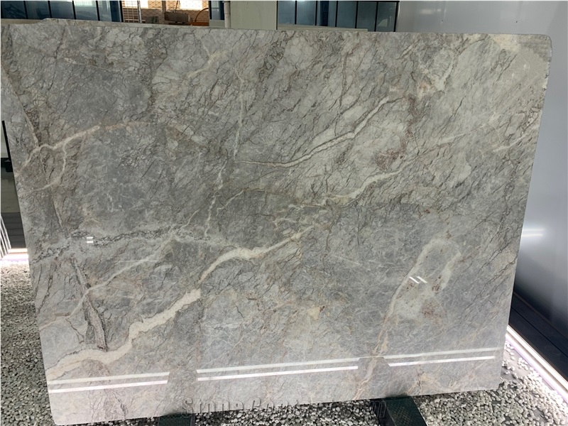 Floor And Wall Use Italy Grey Fior Di Bosco Marble Slabs