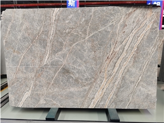 Floor And Wall Use Italy Grey Fior Di Bosco Marble Slabs