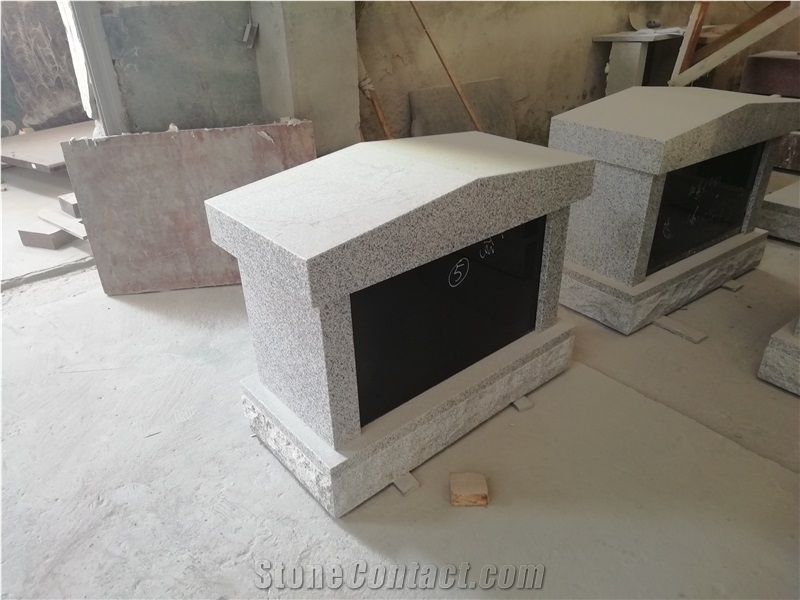 Granite Columbarium Niches For Cemetery Usage