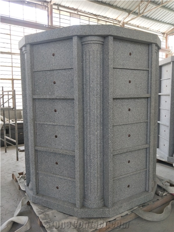Granite Columbarium Niches For Cemetery Usage