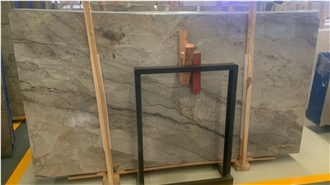 Grey Turkey Silver River Marble Slabs For Flooring