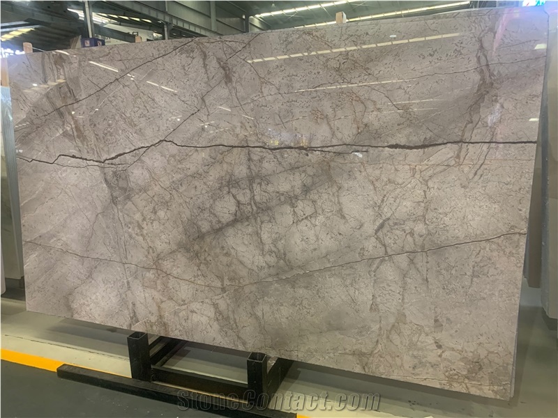 Grey Turkey Silver River Marble Slabs For Flooring