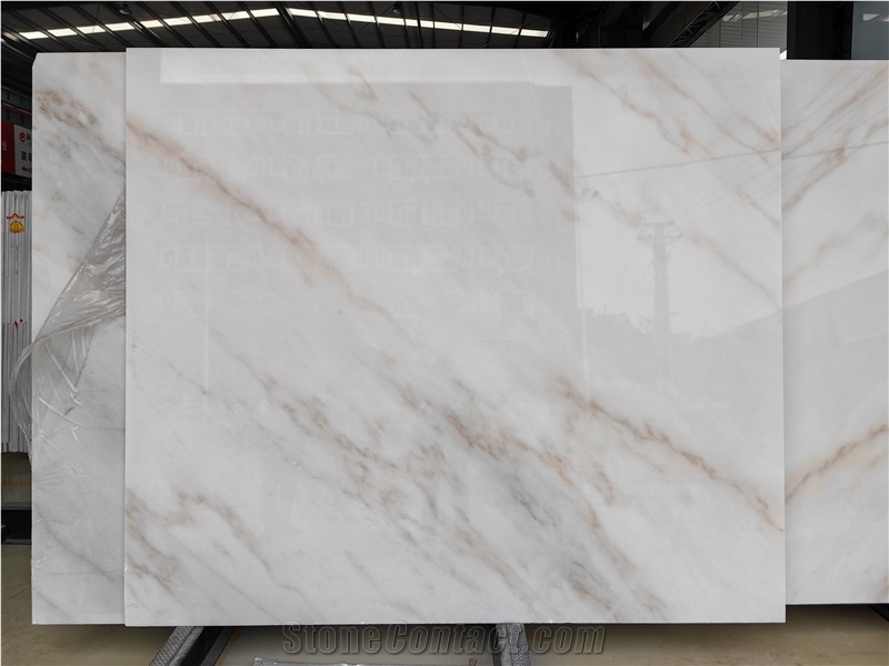 Guangxi Kwong Sal White Marble Slabs For Wall And Floor