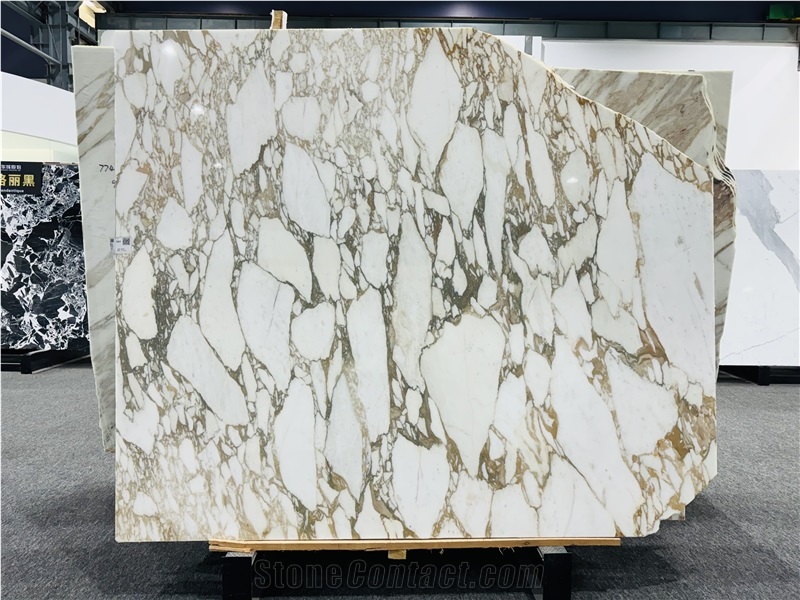 Italian White Calacatta Oro Extra Vagli Marble Slabs