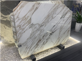 Italian White Calacatta Oro Extra Vagli Marble Slabs