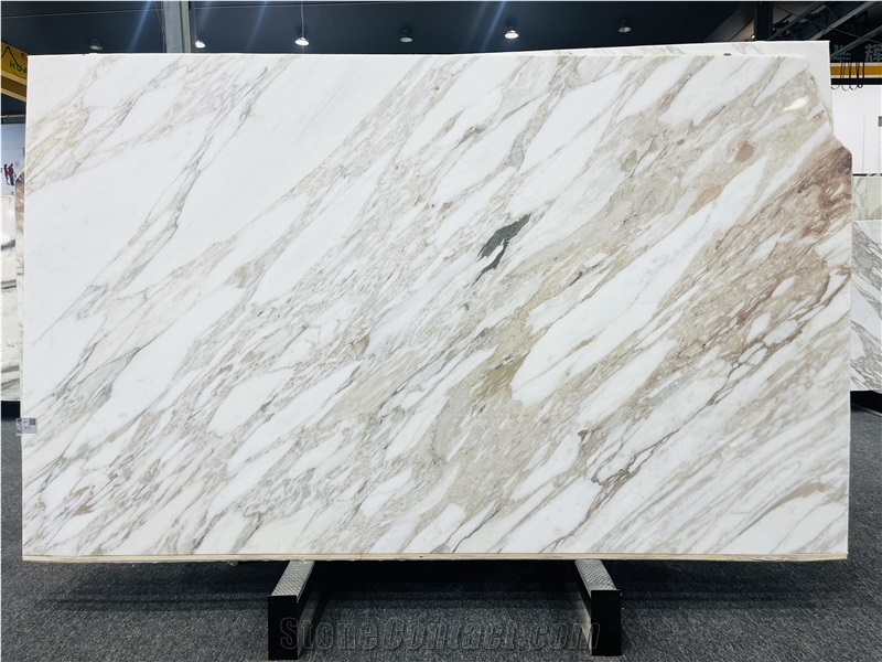 Italian White Calacatta Oro Extra Vagli Marble Slabs