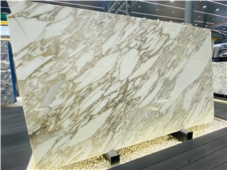Italian White Calacatta Oro Extra Vagli Marble Slabs