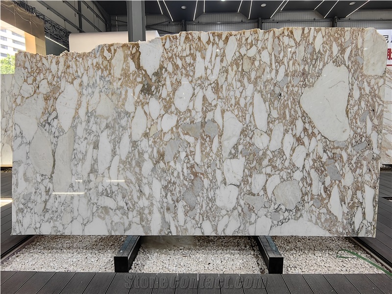 Italian White Calacatta Oro Extra Vagli Marble Slabs