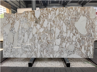 Italian White Calacatta Oro Extra Vagli Marble Slabs