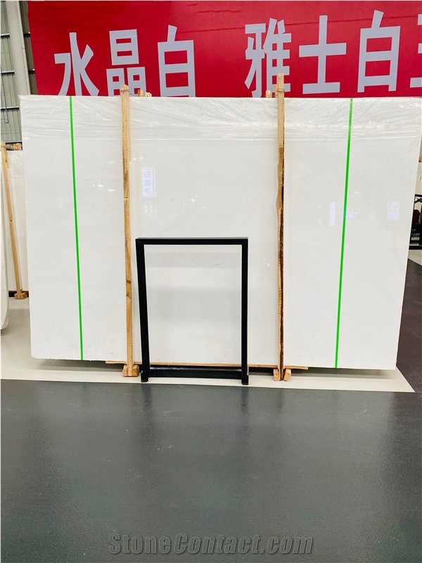 Polished Greece Pure White Thassos Snow Marble Slabs