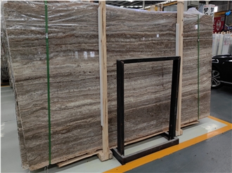Polished Persian Silver Travertine Slabs With Good Price