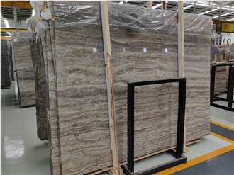 Polished Persian Silver Travertine Slabs With Good Price