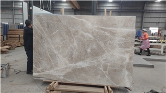 Polished Turkey Tundra Grey Marble Slabs
